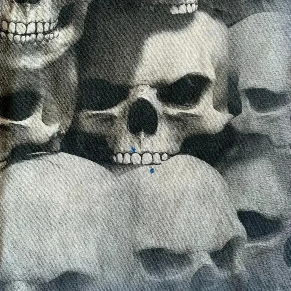 2005 David penfound gray skull delta pro weight tee - Picture 3 of 8